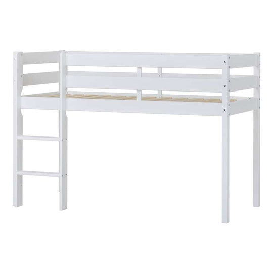 Hoppekids ECO Comfort halvhög säng (flera storlekar) - Vit