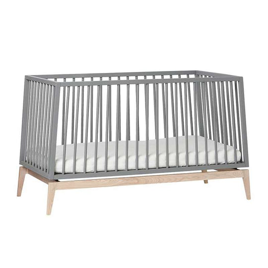 Leander Luna babysäng 70x140 cm - Grå/Ek