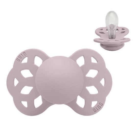 BIBS Symmetrisk Infinity Napp - Stl 2 - Silikon - Dusky Lilac