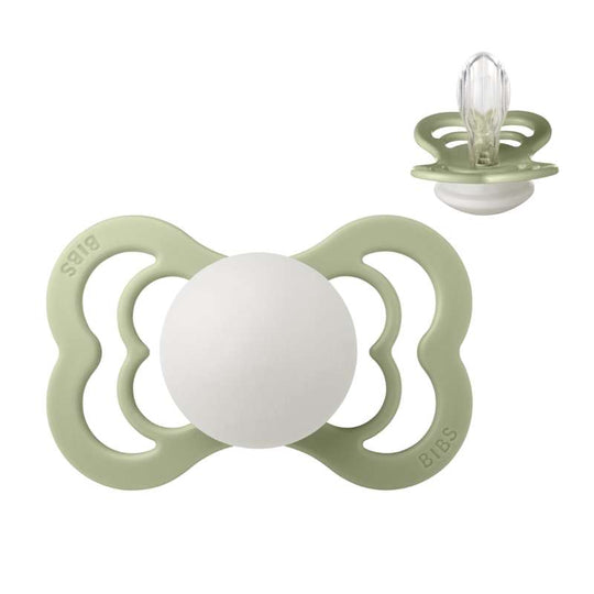 BIBS Supreme Napp - Stl 2 - Silikon - GLOW - Sage