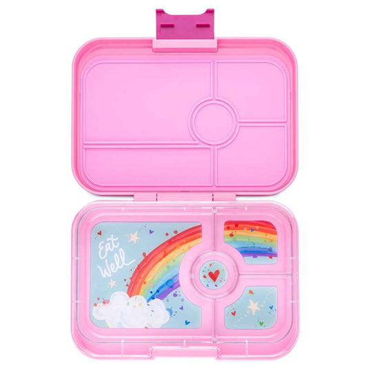 Yumbox Matlåda - Tapas XL - 4 fack - Capri Pink/Rainbow
