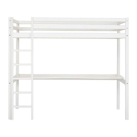 Hoppekids ECO Dream Hög säng 90x200cm med bordsplatta - Vit