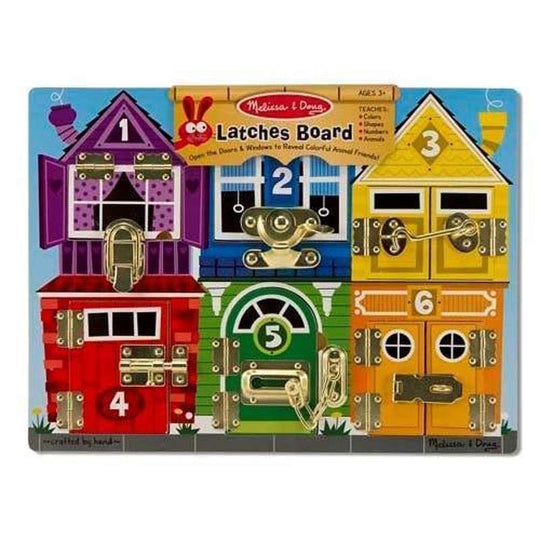 Melissa & Doug Låstavla i trä