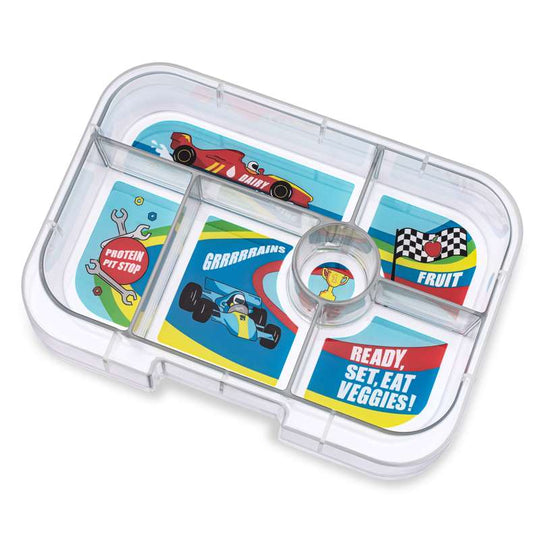 Yumbox Insatsbricka - Original Bricka - 6 fack - Race Cars
