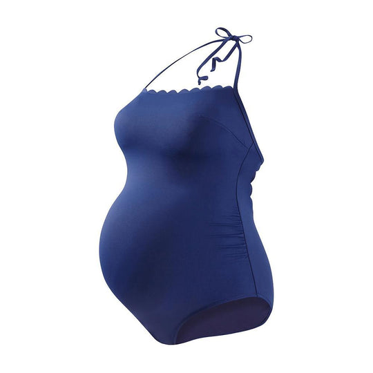 Cache Coeur Kyoto graviditetsbadedragt, navy-Graviditets badetøj-Mammashop.dk