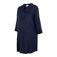 Mamalicious Mercy ventetunika - navy blå-Graviditetsbluse-Mammashop.dk