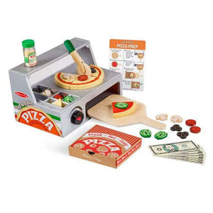 Melissa & Doug Pizzeria butik med tillbehör