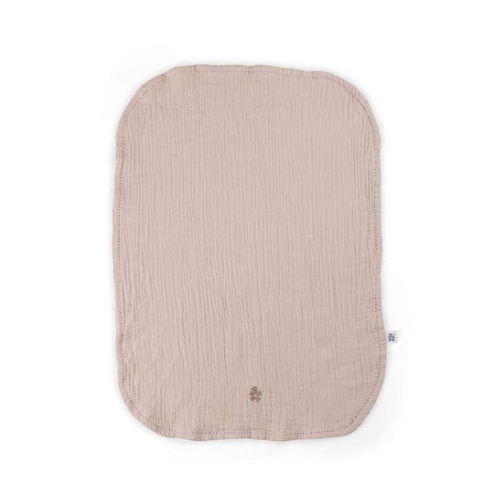 Sebra Pusleunderlag - 2 stk. - Musselin - Seabreeze Beige