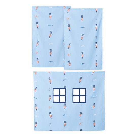 Hoppekids Tin Soldier gardiner för mellansäng (flera storlekar)