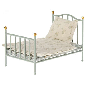 Maileg Vintage Säng - Mus - Mint