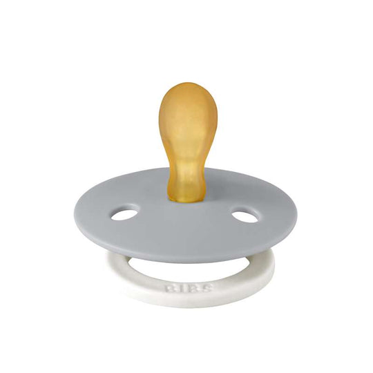 BIBS Symmetrisk Colour Napp - Stl 1 - Naturgummi - GLOW - Cloud