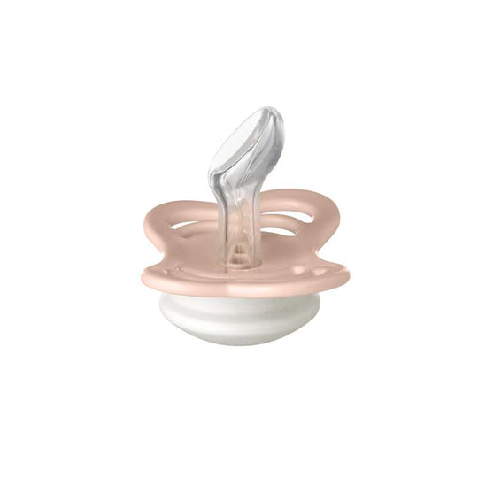 BIBS Couture Napp - Stl 1 - Silikon - GLOW - Blush