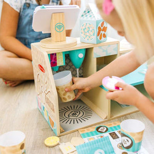 Melissa & Doug Lekmat café Barista kaffeshop