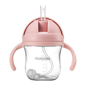 Mininor Sugrörskopp Tritan 220ml rosa