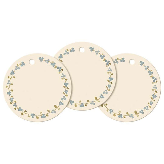 Maileg Till och från kort - Blommarkrans - Vit - 15 st.