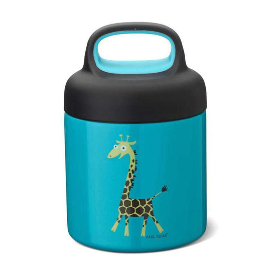 Carl Oscar TEMP LunchJar™ 0,3l - Giraff - Turkos