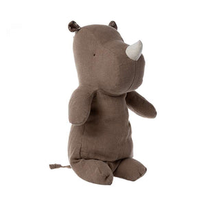 Maileg Safari Friends - Medium Noshörningsbjörn - Choklad (34 cm.)