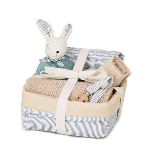 Cam Cam Copenhagen Babyshower Gavekurv - Classic Stripes Blue