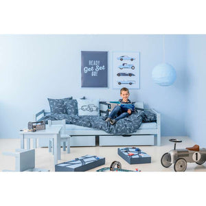 Hoppekids CARS Kudde - Ljusblå
