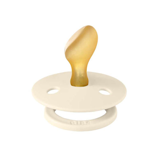 BIBS Anatomisk Colour Napp - Stl 2 - Naturgummi - Ivory