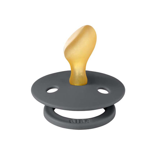 BIBS Anatomisk Colour Napp - Stl 2 - Naturgummi - Iron