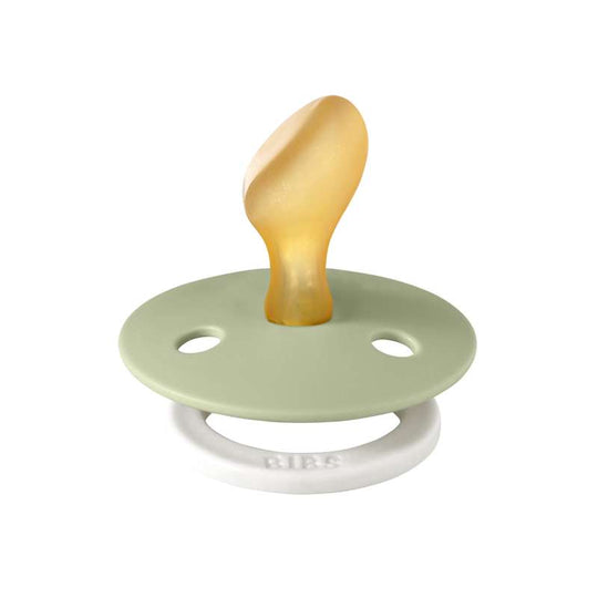 BIBS Anatomisk Colour Napp - Stl 2 - Naturgummi - GLOW - Sage