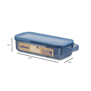 Sistema Ocean Bound Snackbox - Snack and Slide - 430 ml. - Mountain Blue