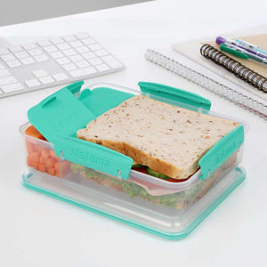 Sistema Matlåda - Snack Attack Duo To Go - 975 ml - Klar/Minty Teal