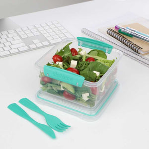 Behållarsystem för matförvaring - Lunch Plus To Go - 1,2 L. - Minty Teal