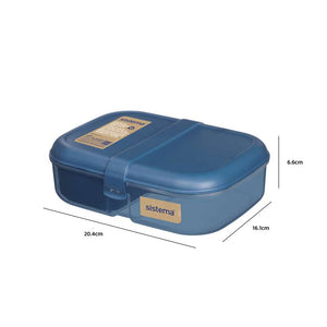 Sistema Ocean Bound Matlåda - Ribbon Lunch To Go - 1,1L - Mountain Blue