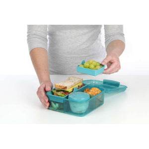 Sistema Ocean Bound Matlåda - Bento Cube - 1,25L - Teal Stone
