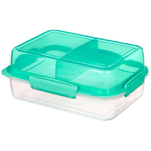 Behållarsystem för matförvaring - Lunch Stack To Go Rektangel - 1,8L - Minty Teal