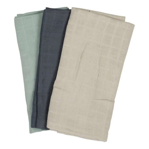 HAPS Nordic Stofbleer - 70x70cm. - 3-Pak - Solid Cold