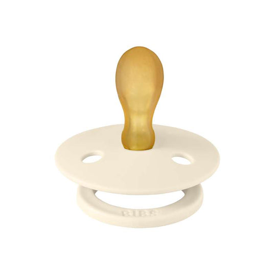 BIBS Symmetrisk Colour Napp - Stl 2 - Naturgummi - Ivory