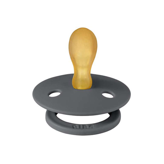 BIBS Symmetrisk Colour Napp - Stl 2 - Naturgummi - Iron