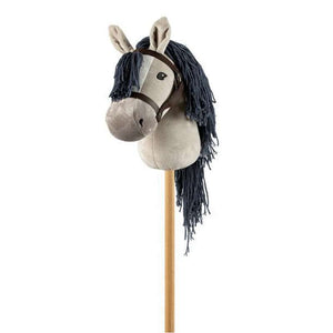 By Astrup Käphest - Grå med Mörkgrå Man - 68 cm.