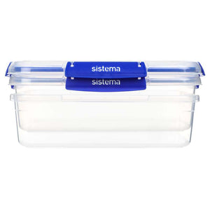 Sistema Rectangle Klip It Plus - 2Pack - 2,2L - Blå