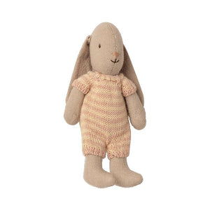 Maileg Micro Kanin med Hängande Öron - Ljusrosa/Ljus Gul (11 cm.)