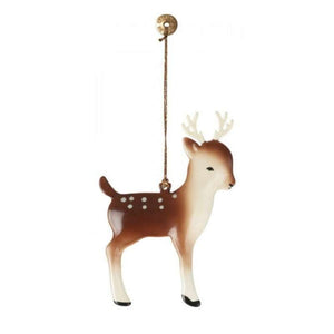 Maileg Julornament i Metall - Bambi - Brun (9 cm.)