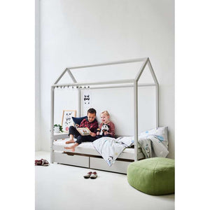 Hoppekids ECO Comfort Hussäng 70x160 med lådor - Grå