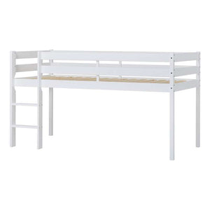 Hoppekids ECO Comfort halvhög säng (flera storlekar) - Vit