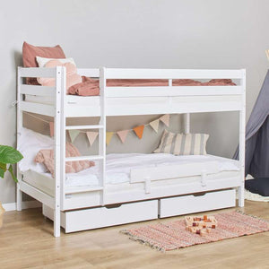 Hoppekids ECO Comfort våningssäng (flera storlekar) - Vit