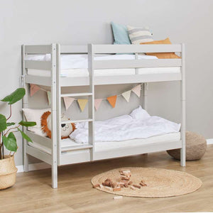 Hoppekids ECO Comfort våningssäng (flera storlekar) - Dove Grey