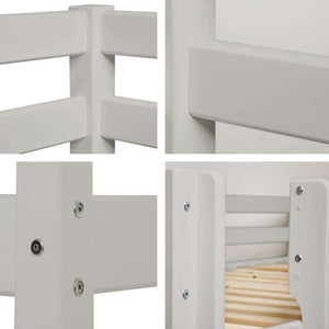 Hoppekids ECO Comfort våningssäng (flera storlekar) - Dove Grey