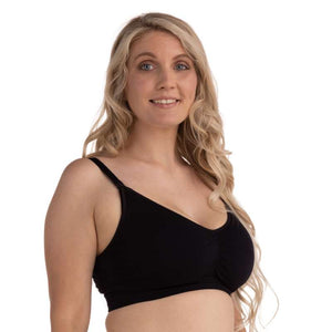 Carriwell New Mum Amnings-BH sömlös - Svart