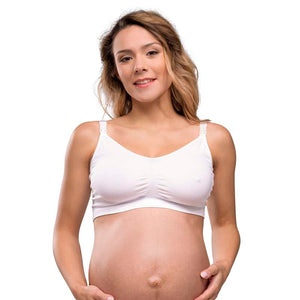 Carriwell New Mum Amnings-BH sömlös - vit