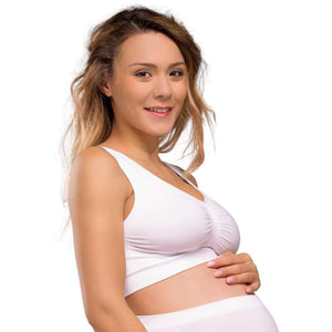 Carriwell Mum to Be sömlösa gravid-bh - Vit