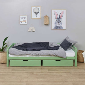 Hoppekids ECO Dream My Color Delbar Juniorsäng - 90x200 cm - Pale Green