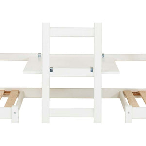 Hoppekids Jumbosäng - 90x200 cm - Vit