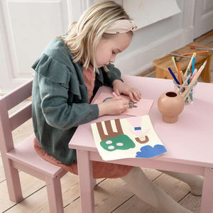 Hoppekids MADS Barnstol - Pale Rose